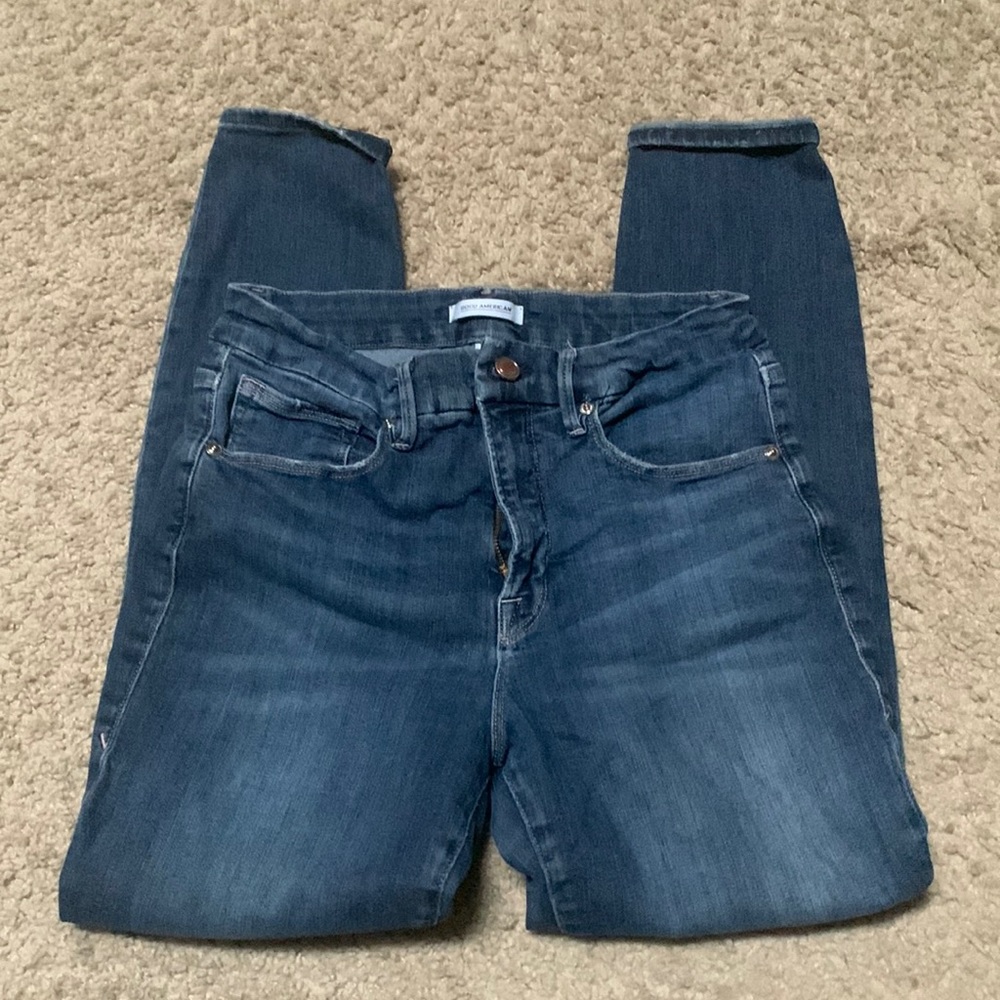 Good American good legs crop jeans size 10 women’s
